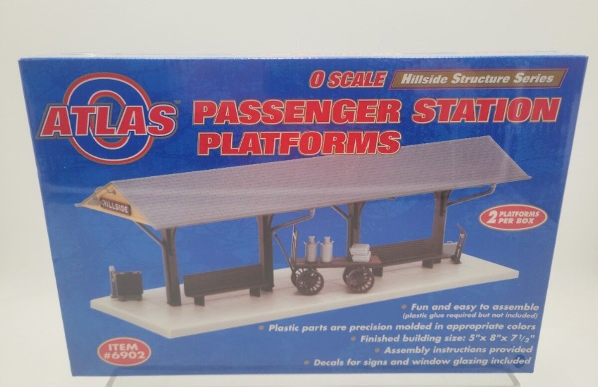 Atlas 6902 O Scale Passenger Station Platform Building Kit