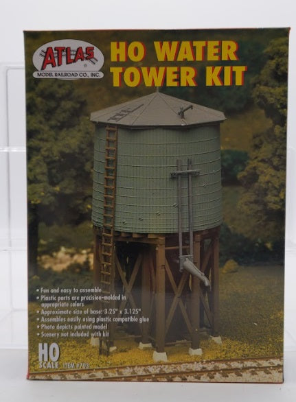 Atlas 703 HO Scale Water Tower Building Kit