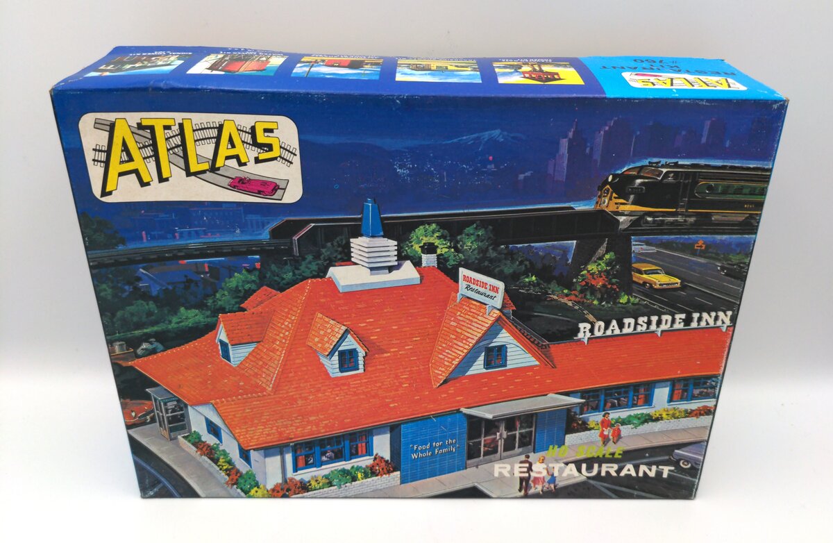 Atlas 0760 HO Scale Roadside Restaurant Inn Building Kit