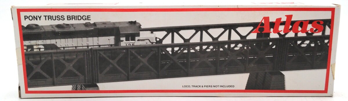 Atlas 886 HO Nickel Silver Pony Truss Bridge Building Kit