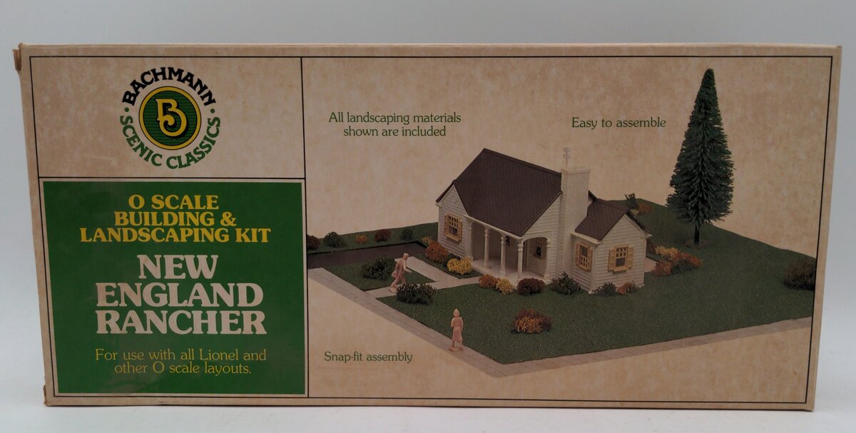 Bachmann 1986 O Scenic Classics New England Rancher House Building Kit