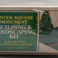 Bachmann 2563 HO Center Square Monument Building & Landscaping Kit