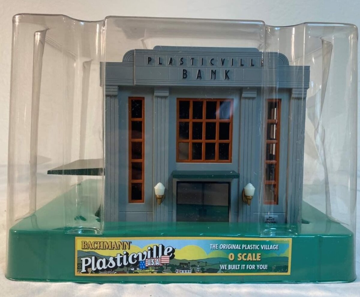 Bachmann 45311 O Plasticville Built-Up Bank Building