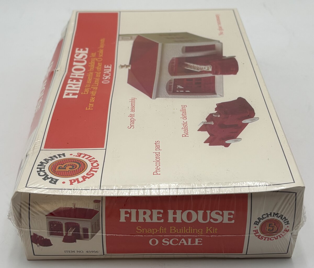 Bachmann 45956 O Plasticville Fire House Classic Building Kit