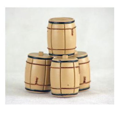 Bachmann 92416 G Scale Wood Barrels (Pack of 4)