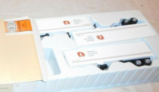 Con-Cor 0004-008109 HO Illinois Central Gulf 40' Piggyback Box Trailers