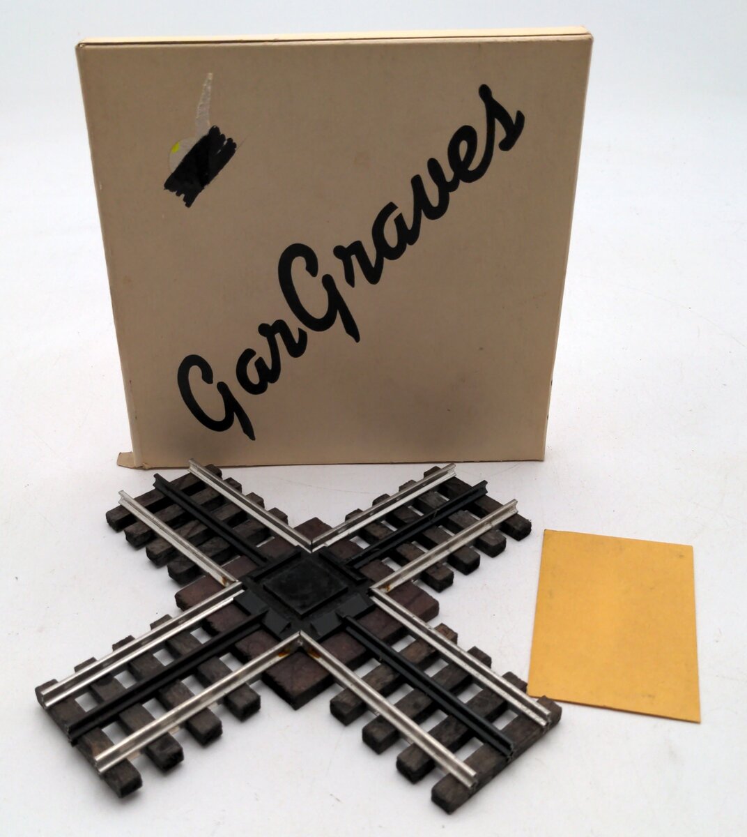 Gargraves 121 O Gauge 3 Rail Phantom Tinplate 90 Degree Crossover