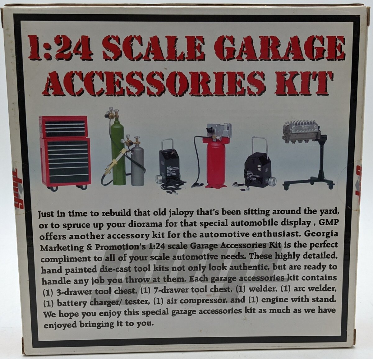GMP 9015 1:24 Scale Garage Accessories Kit