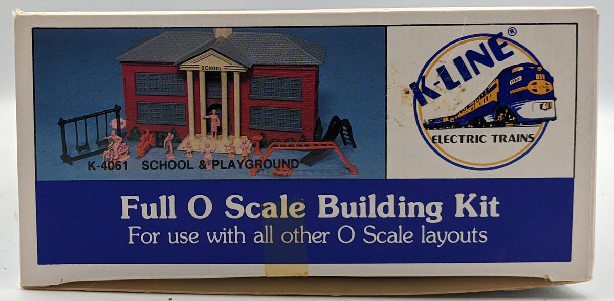K-Line K4061 O Scale K-Lineville School & Playground Building Kit