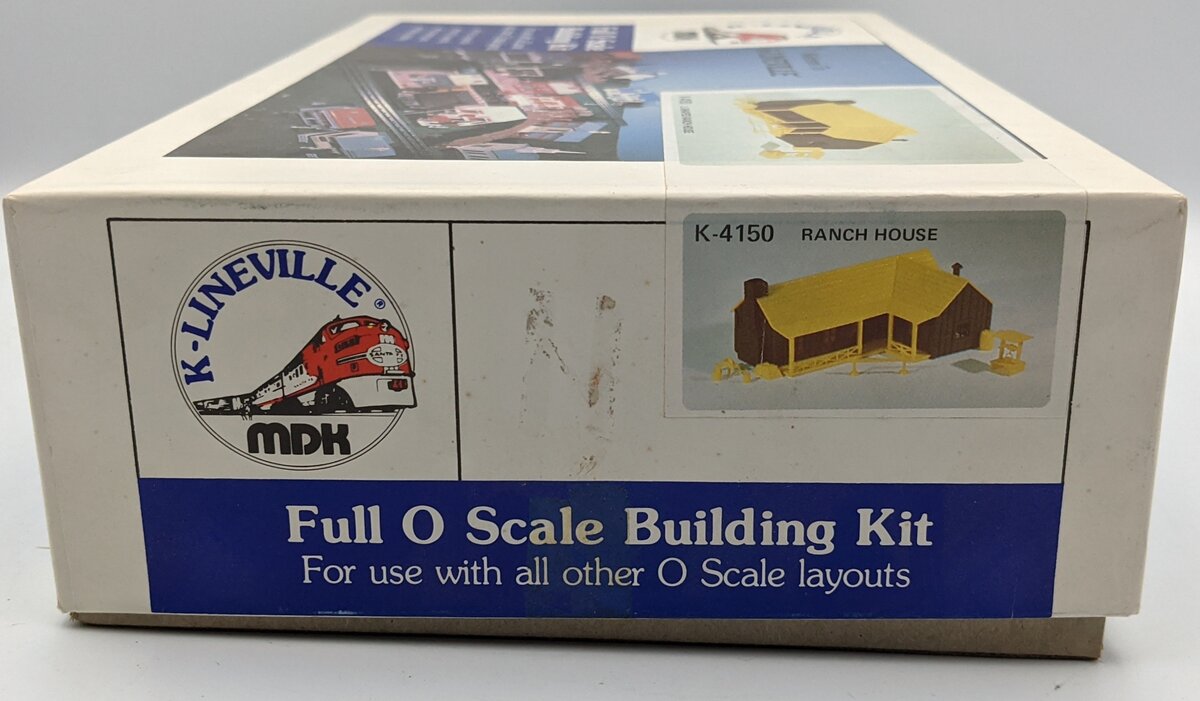 K-Line K-4150 O Scale L-Shaped Ranch House Building Kit