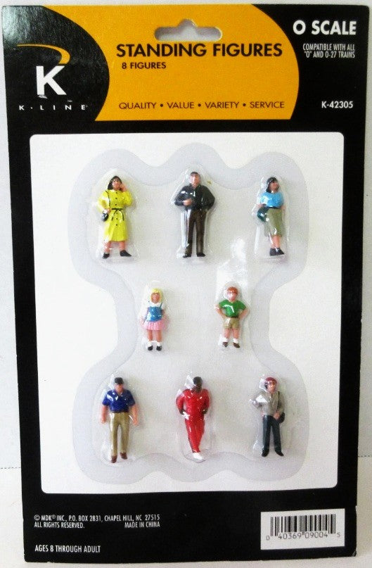 K-Line K42305 O and O-27 Scale Standing Figures (Set of 8)
