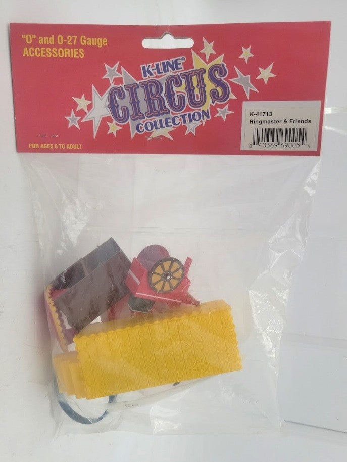 K-Line K41713 O / 0-27 Gauge Scale Circus Collection Ringmaster & Friends Kit