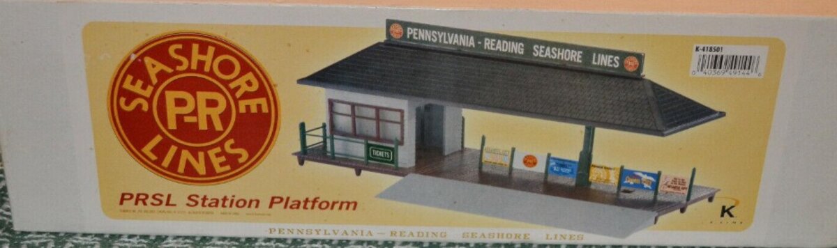 K-Line K-418501 O PRSL Station Platform Pennsylvania Reading Seashore Lines Kit