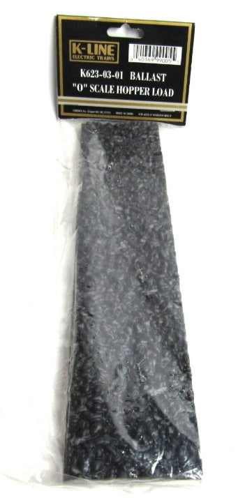 K-Line K623-03-01 O Scale Black Hopper Car Ore Load