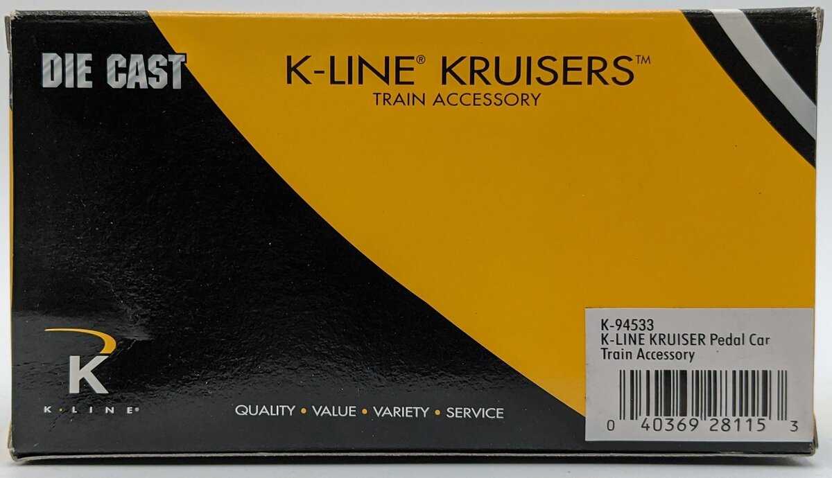 K-Line K-94533 1:48 Kruisers Diecast Pedal Car