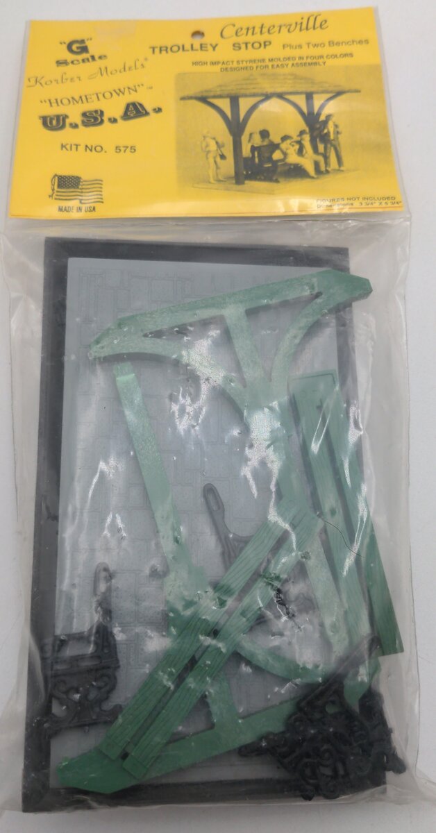 Korber 575 G Centerville Trolley Stop Hometown USA Kit