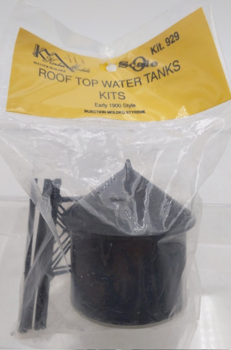 Korber 929 O Scale Roof Top Water Tank Early 1900 Style Kit