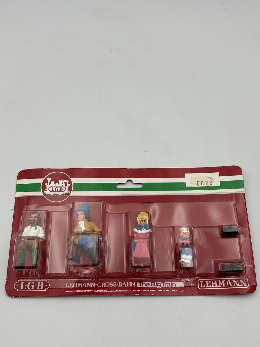 LGB 5028 G Scale Train Passenger Figures (Set of 4)