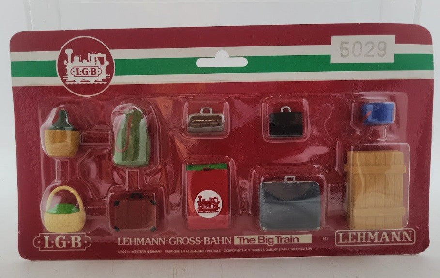 LGB 5029 G Scale Assorted Luggage Accessories (Set of 10)
