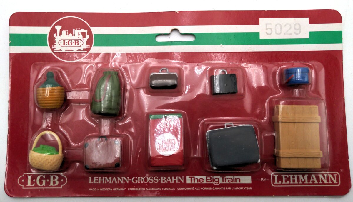 LGB 5029 G Scale Assorted Luggage Accessories (Set of 10)