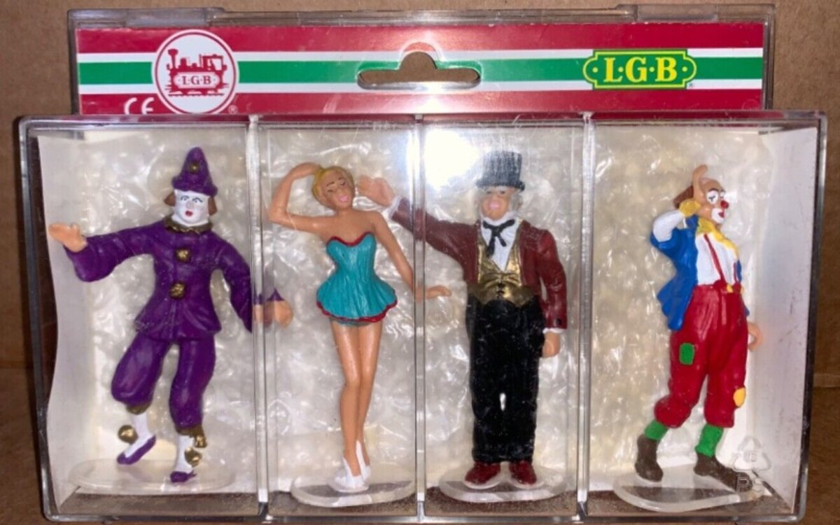 LGB 5241 G Scale Assorted Circus Figures (Set of 4) EX/Box