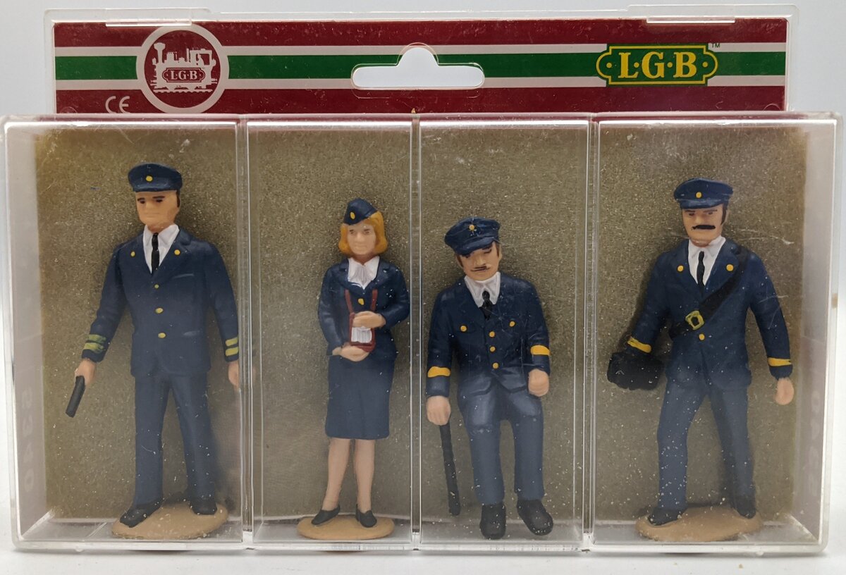 LGB 5340 G Scale Standing Police Figures (Set of 4)