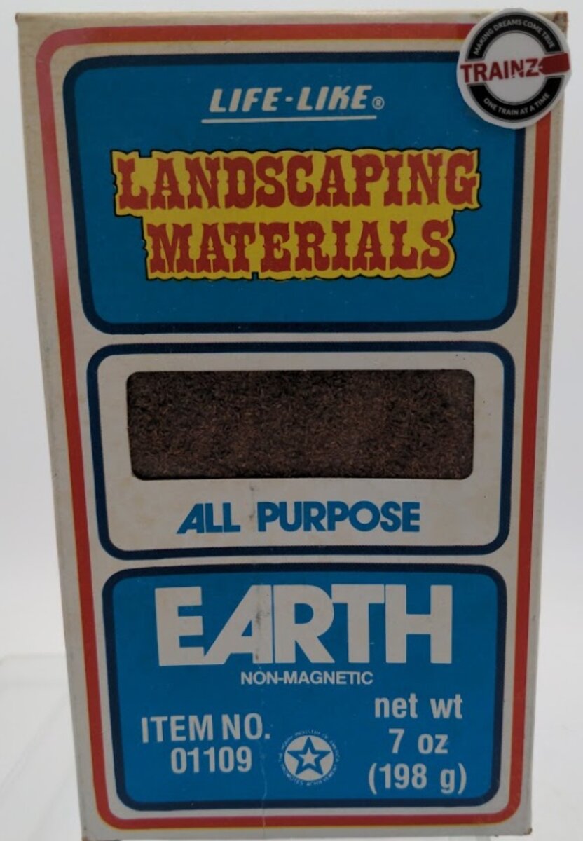 Life Like 1109 Earth All-Purpose Landscaping Material 7 Oz. Box