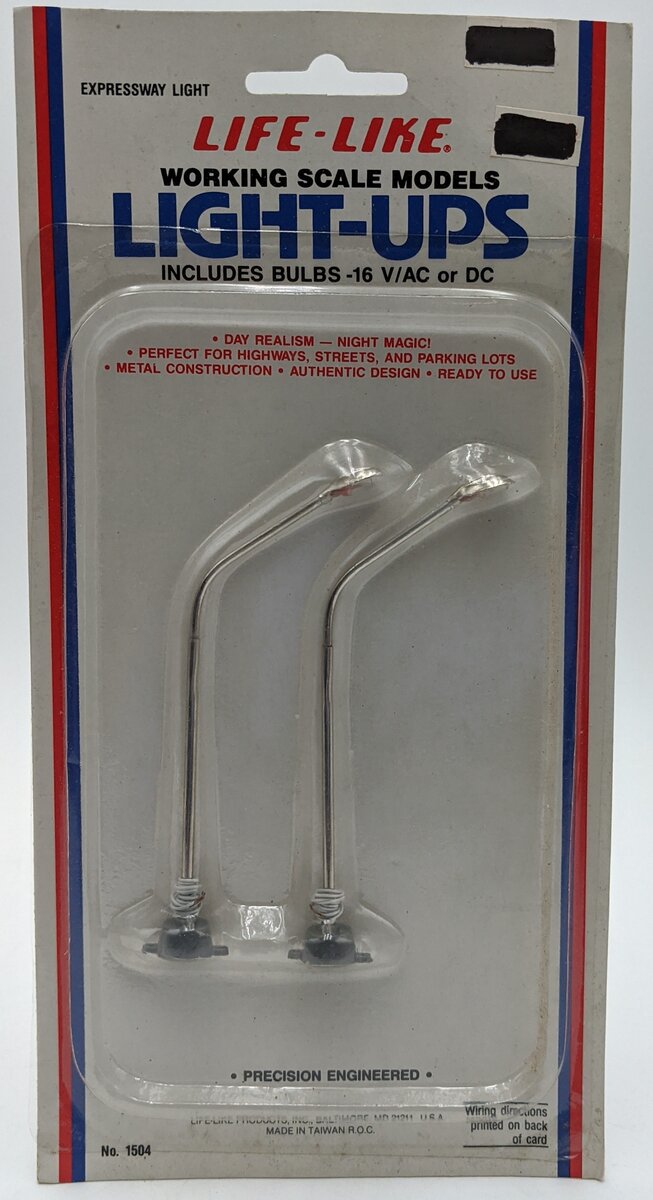 Life Like 1504 HO Scale Expressway Lights Ups (Pack of 2)