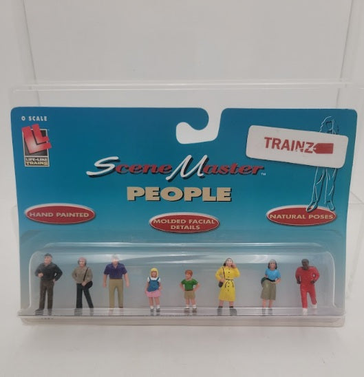 Life Like 1668 O Scale Scene Master Townspeople Figures (Set of 8)