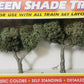 Life Like 1921 All Scales Green Shade Trees Self Standing (Set of 4)