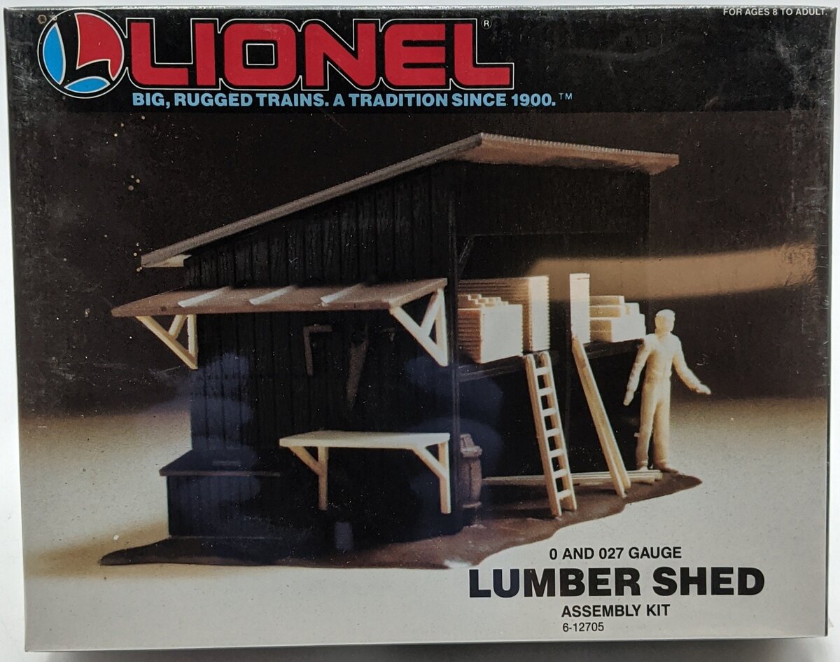 Lionel 6-12705 O Scale And 027 Scale Lumber Shed Building Kit