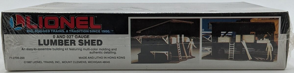 Lionel 6-12705 O Scale And 027 Scale Lumber Shed Building Kit