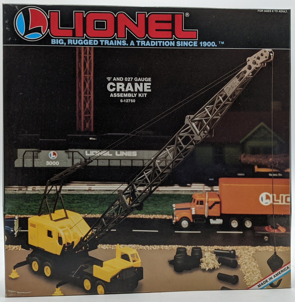 Lionel 6-12750 O/O27 Scale Harnischfeger Construction Crane Plastic Kit