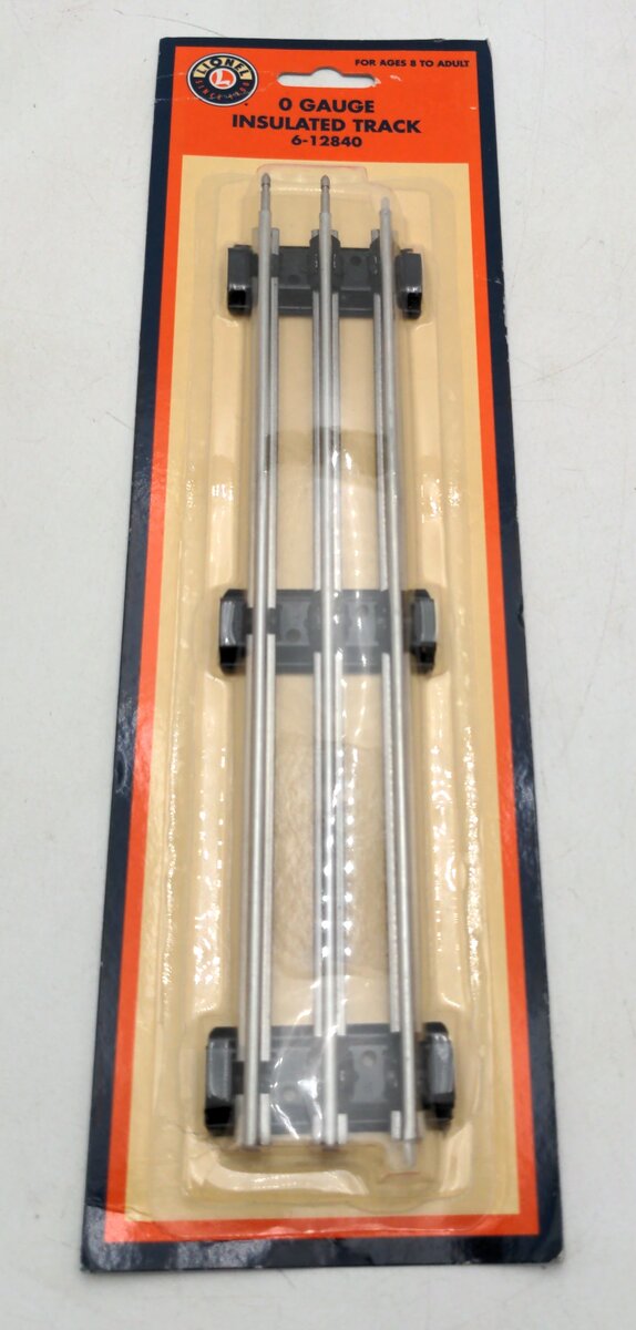 Lionel 6-12840 O Gauge Tubular 10" Insulated Straight Track