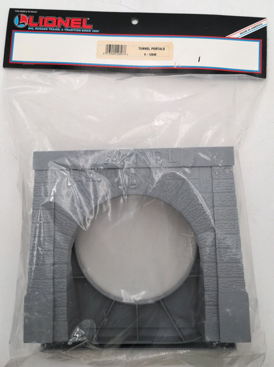 Lionel 6-12896 O Scale Gray Plastic Tunnel Portals (Pack of 2)