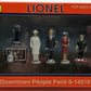 Lionel 6-14218 O Scale Downtown People Hand Painted Pewter Figures (Set of 6)