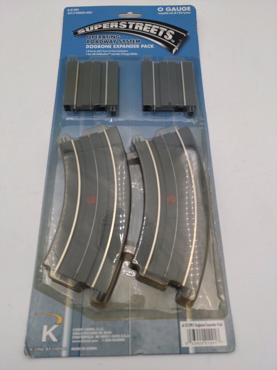 Lionel 6-21291 O Gauge SuperStreets Dogbone Expander Pack