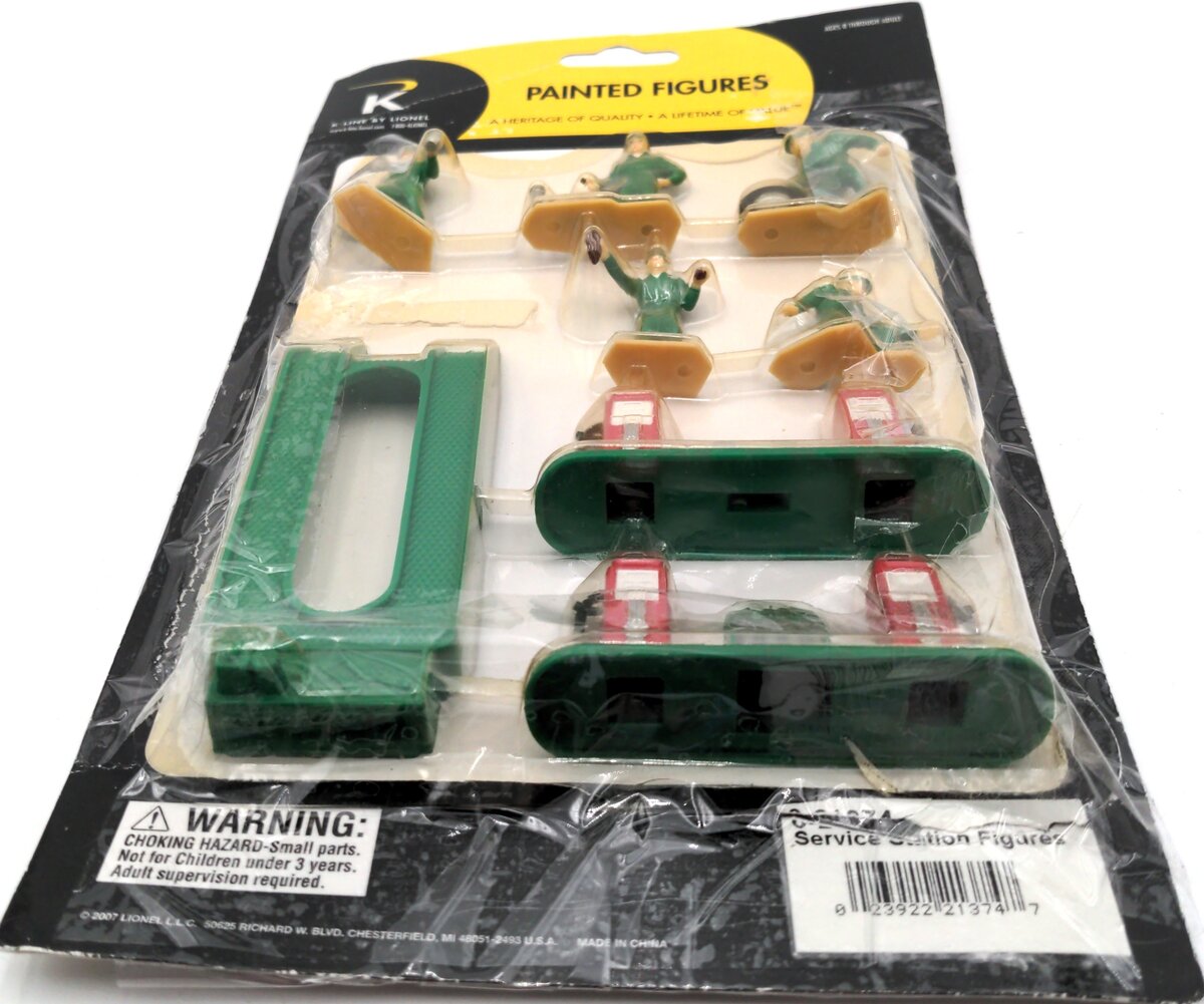 K-Line 6-21374 O Lionel Service Station Figures & Garage Accessories (Set of 5)