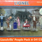 Lionel 6-24122 O Scale Lionelville People Pack Pewter Figures (Set of 6)