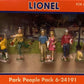Lionel 6-24191 O Scale People at the Park Hand Painted Pewter Figures (Set of 5)