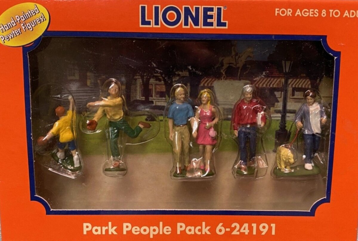 Lionel 6-24191 O Scale People at the Park Hand Painted Pewter Figures (Set of 5)