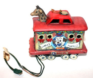 Lionel 37-618 Collector's Lighted Circus Car Christmas Ornament 2nd Edition
