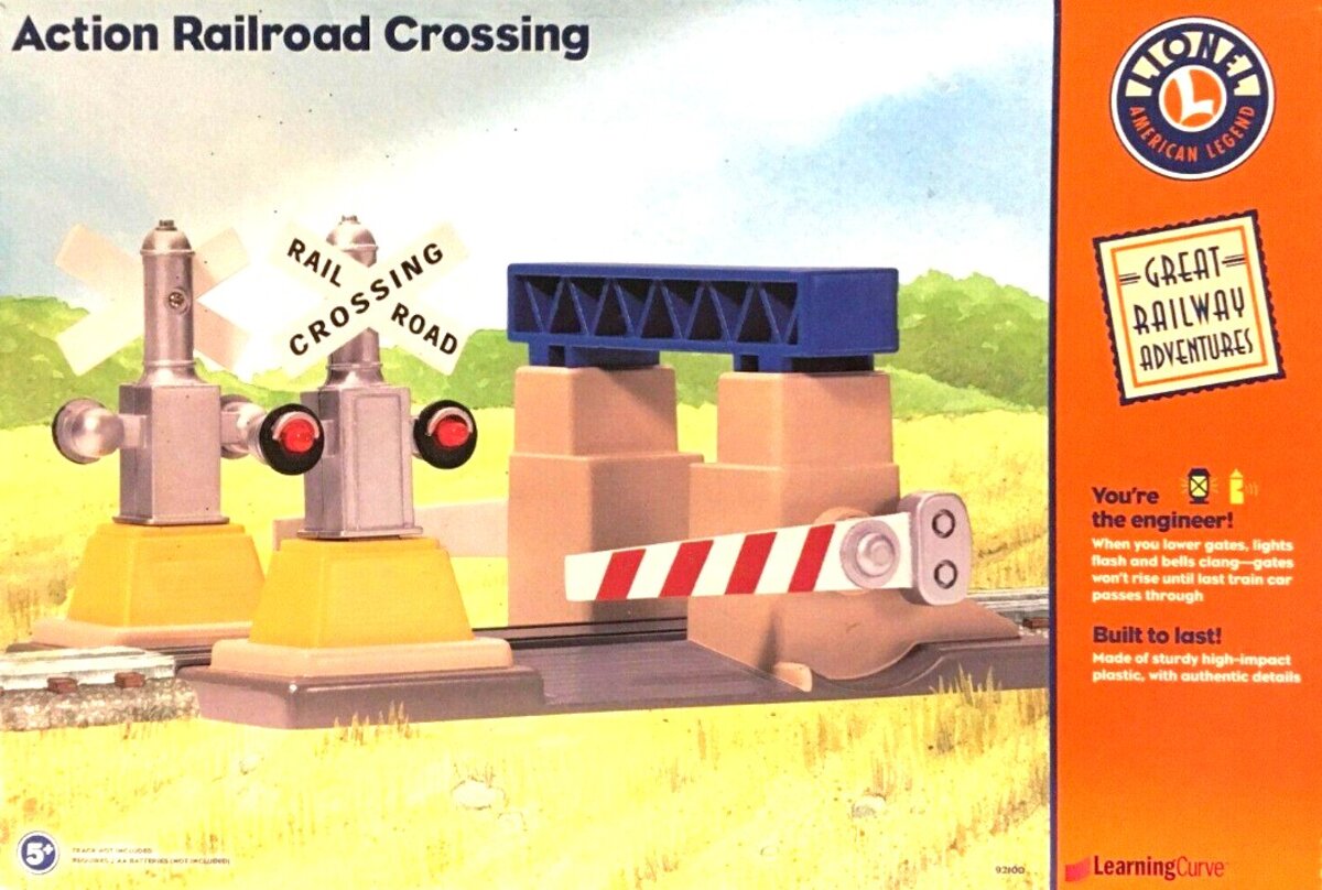 Lionel 92100 Learning Curves Action Railroad Crossing Great Railway Adventures