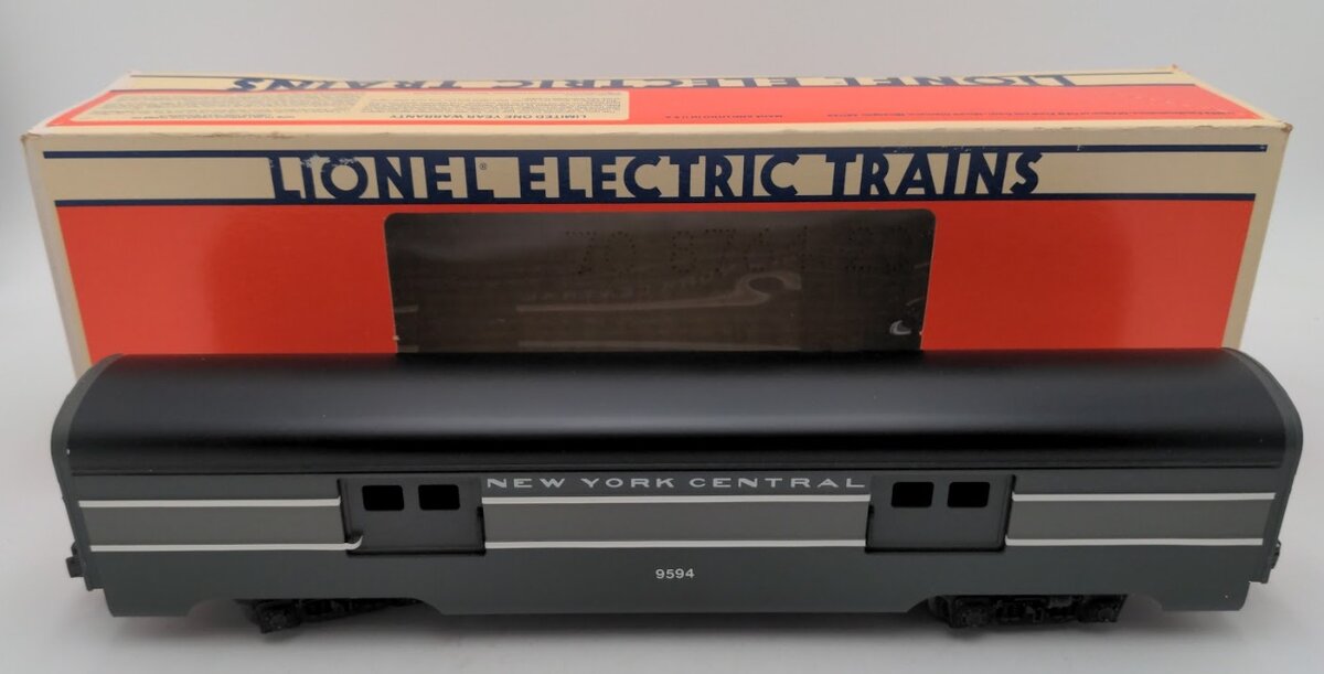 Lionel 6-9594 O Gauge New York Central Aluminum Baggage Car #9594 LN/Box