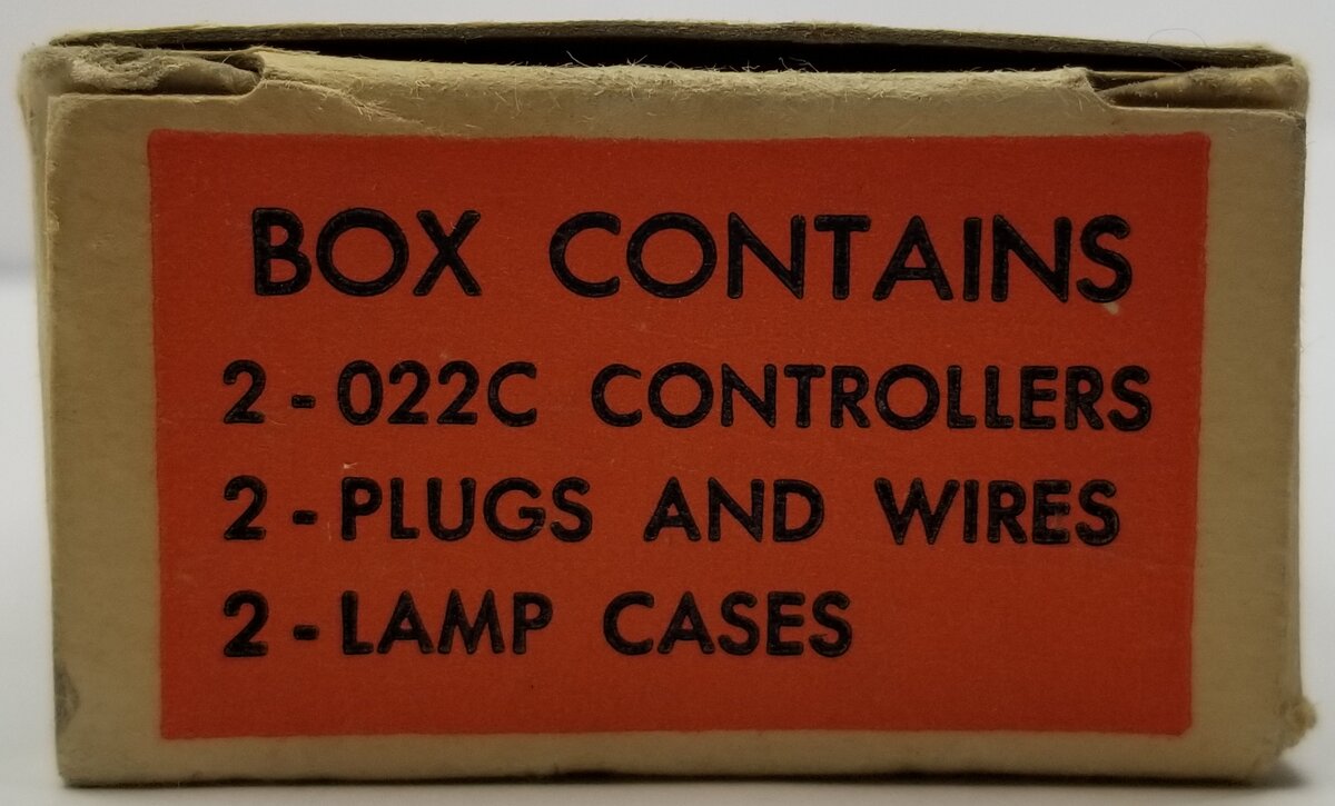 Lionel O22C-2 Switch Controllers, Plugs, Wires & Lanterns in Separate Sale Box