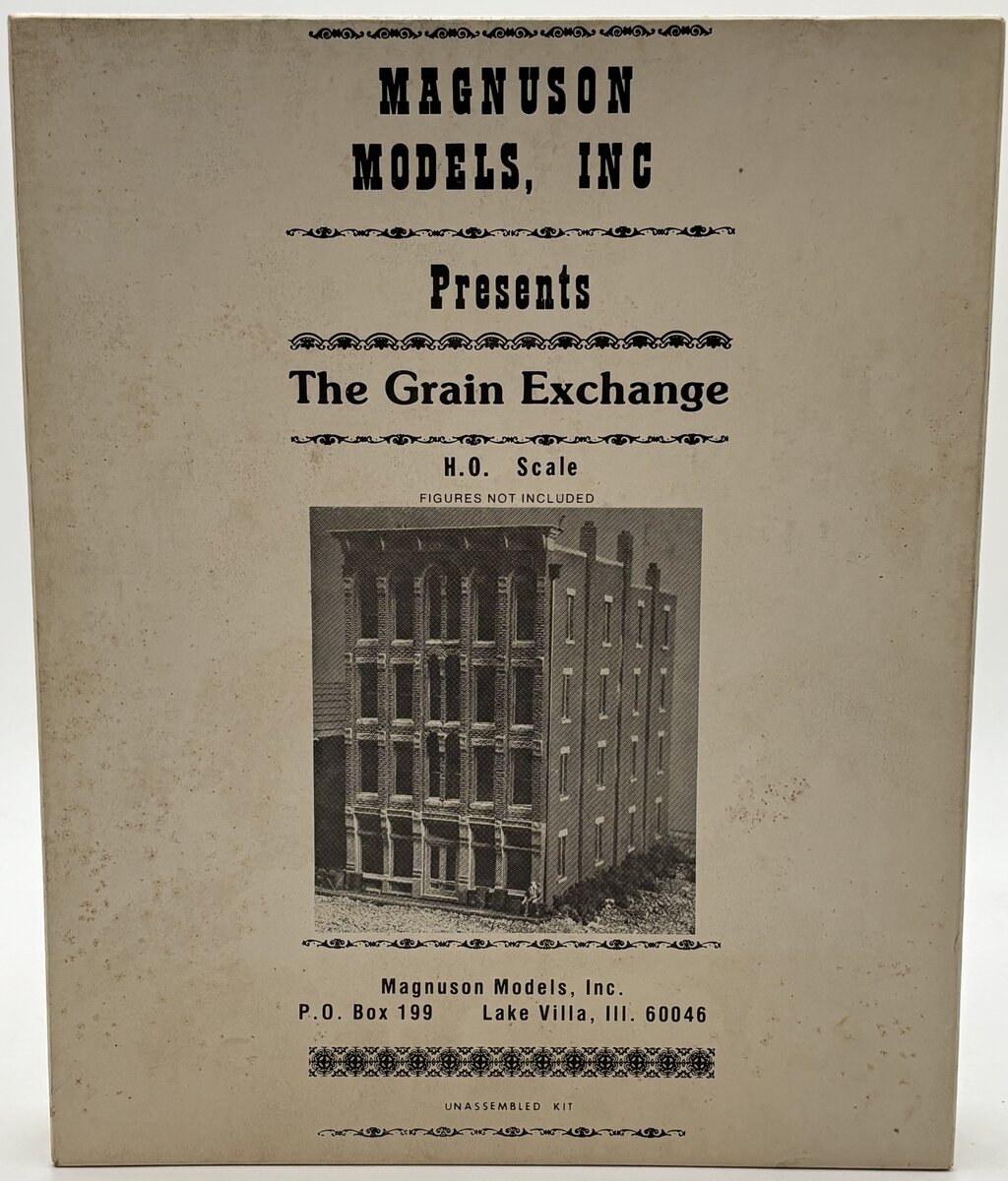 Magnuson Models 504 HO Scale The Grain Exchange Building Kit