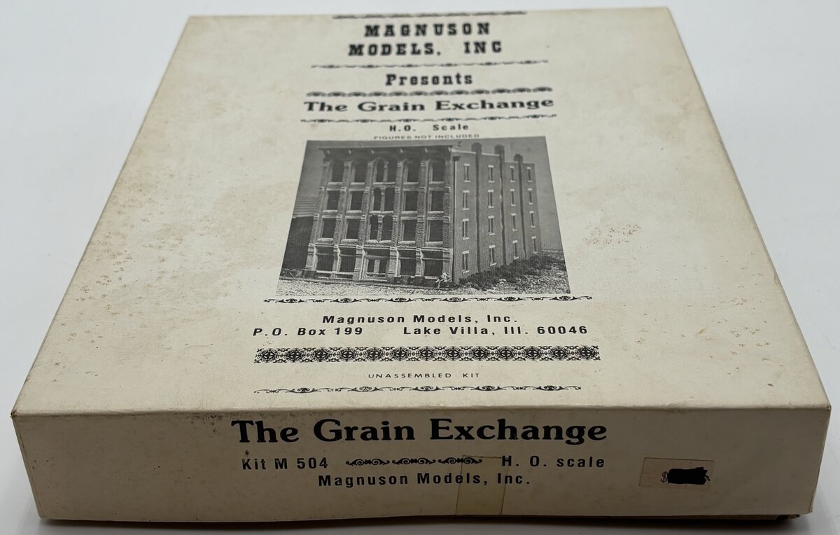 Magnuson Models 504 HO Scale The Grain Exchange Building Kit