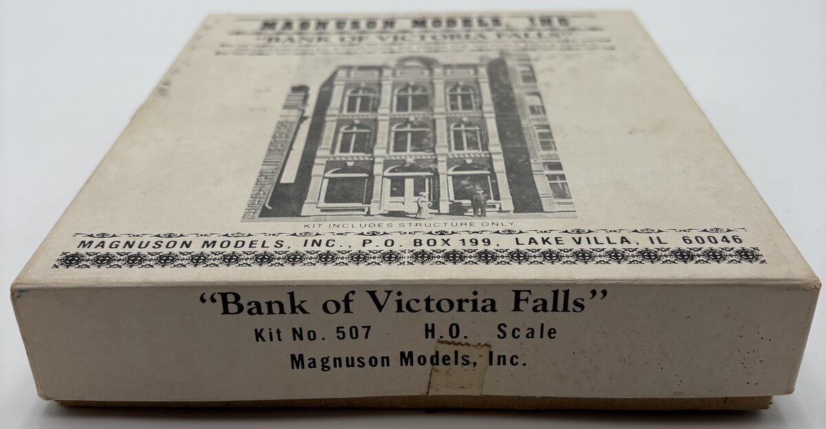 Magnuson Models M507 HO Scale Bank of Victoria Falls Building Kit
