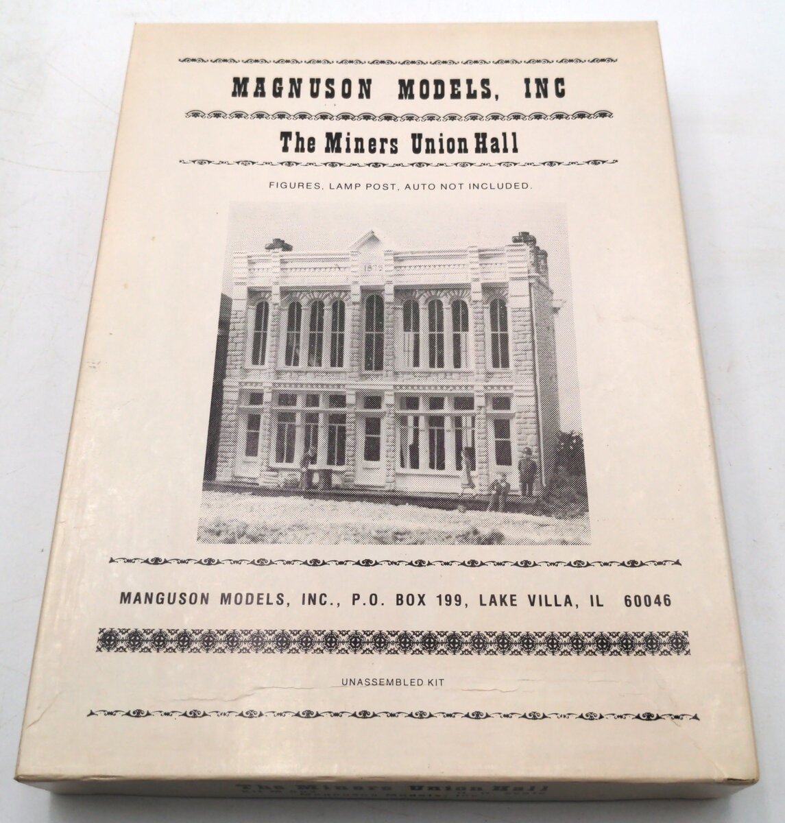 Magnuson Models M502 HO Scale Minors Union Hall Cast Resin Building Kit