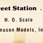 Magnuson Models M513 HO Scale The Colfax Street Station Building Kit